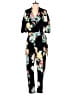 Zara Basic Floral Black Jumpsuit Size S - photo 1