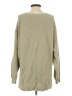 FP BEACH 100% Cotton Solid Green Pullover Sweater Size S - photo 2