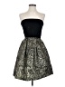 Unbranded 100% Rayon Paisley Solid Black Cocktail Dress Size 6 - photo 1