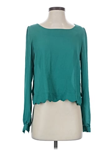 Double Zero Long Sleeve Blouse (view 1)