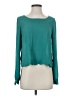 Double Zero Teal Long Sleeve Blouse Size S - photo 1