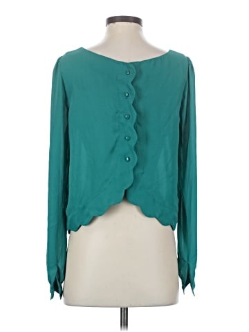 Double Zero Long Sleeve Blouse (view 2)