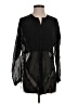 Dolce Vita 100% Polyester Black Long Sleeve Blouse Size S - photo 1