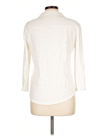Jones New York 3/4 Sleeve Button-Down Shirt (view 2)