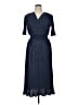 DKNY 100% Polyester Blue Cocktail Dress Size 14 - photo 1
