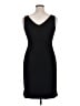 Taylor Solid Black Cocktail Dress Size 14 - photo 2