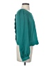 Double Zero Teal Long Sleeve Blouse Size S - photo 4
