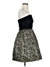 Unbranded 100% Rayon Paisley Solid Black Cocktail Dress Size 6 - photo 4
