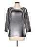 Banana Republic Stripes Black Pullover Sweater Size L - photo 1