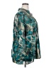 Catherines Animal Print Teal Long Sleeve Blouse Size 2X - photo 4