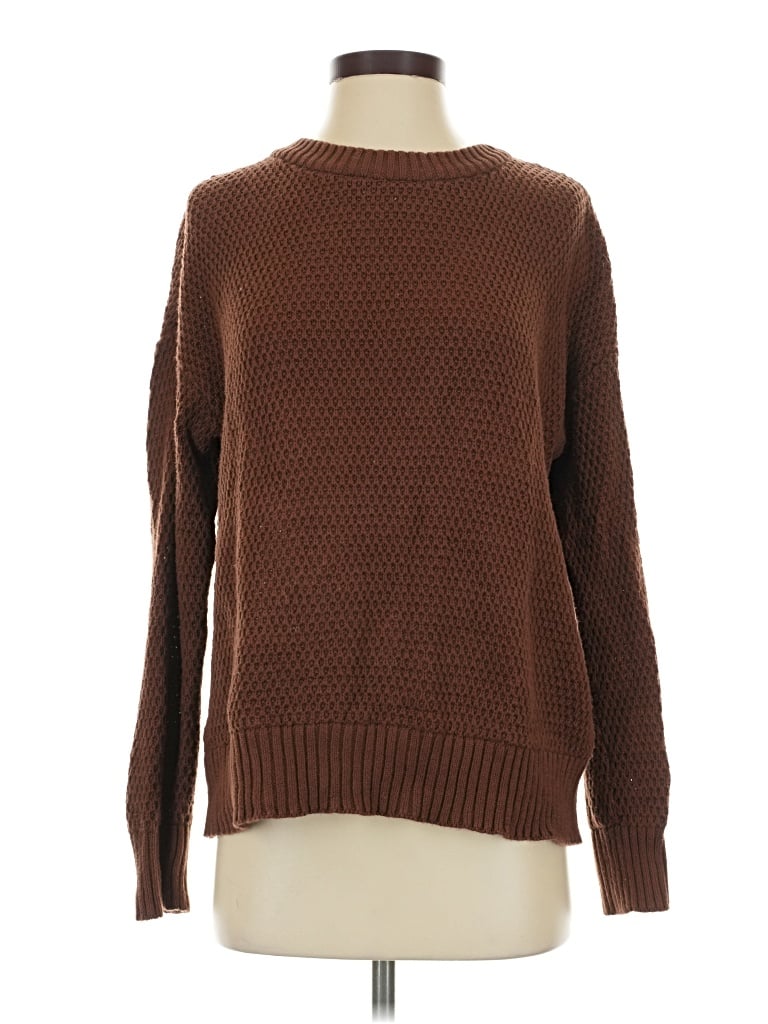 Pre-owned Pact Pullover Sweater In Brown
