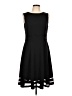 Liz Claiborne Solid Black Cocktail Dress Size 10 - photo 1