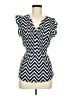 ModCloth Blue Short Sleeve Blouse Size M - photo 1