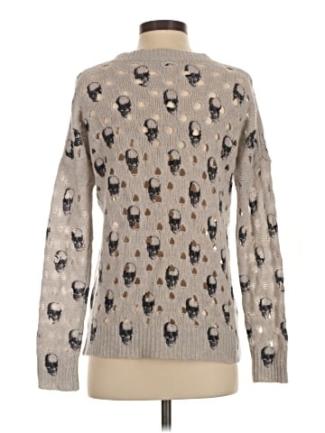 Skull Cashmere Cashmere Pullover Sweater (view 2)