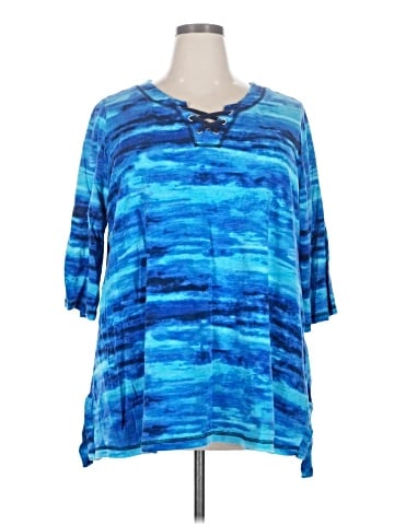 Catherines 3/4 Sleeve Blouse (view 1)