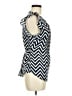 ModCloth Blue Short Sleeve Blouse Size M - photo 4