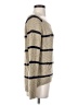 Miracle 100% Cotton Stripes Tan Pullover Sweater Size S - photo 4