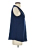 Adrienne Vittadini 100% Polyester Blue Sleeveless Blouse Size S - photo 4