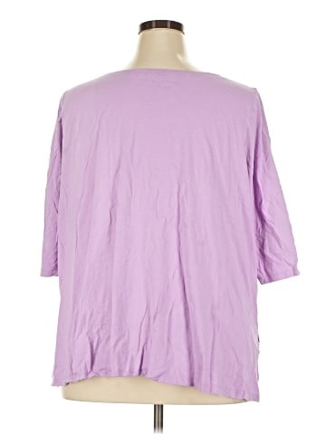 Woman Within 3/4 Sleeve T-Shirt (view 2)