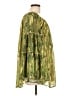 Lucky & Blessed 100% Polyester Green 3/4 Sleeve Blouse Size L - photo 4