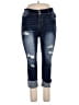 Assorted Brands Solid Blue Jeans Size 18 - photo 1