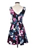 Trixxi Floral Blue Cocktail Dress Size 3 - photo 2