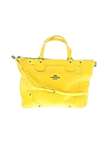 Coach Factory Leather Satchel (view 1)