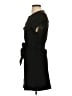 MNG 100% Polyester Solid Black Casual Dress Size 4 - photo 5