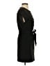MNG 100% Polyester Solid Black Casual Dress Size 4 - photo 4