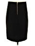 Grace Solid Black Formal Skirt Size 4 - photo 2