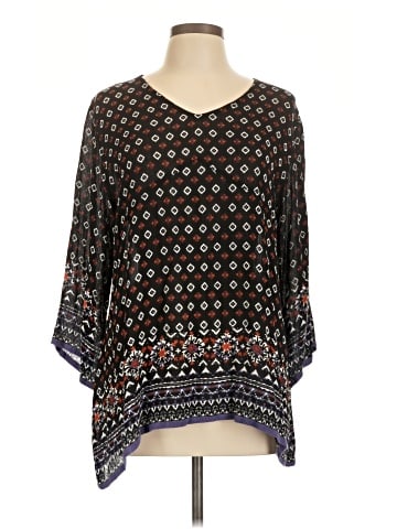 World Market 3/4 Sleeve Blouse (view 1)