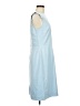 The Limited Solid Blue Casual Dress Size 8 - photo 4