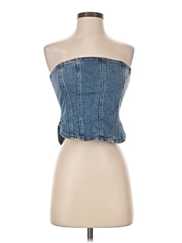 Denim Forum Sleeveless Top (view 1)