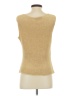 Flair 100% Polyester Gold Sleeveless Top Size S - photo 2