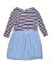 Crewcuts 100% Cotton Stripes Blue Dress Size 4 - photo 1