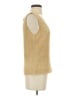 Flair 100% Polyester Gold Sleeveless Top Size S - photo 4