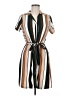 Assorted Brands Stripes Brown Casual Dress Size M - photo 1