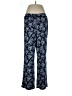 Lands' End Paisley Blue Casual Pants Size L - photo 1