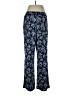 Lands' End Paisley Blue Casual Pants Size L - photo 2