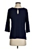 BOSS by HUGO BOSS Blue 3/4 Sleeve Top Size S (petite) - photo 1