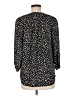 Daniel Rainn 100% Polyester Polka Dots Black 3/4 Sleeve Blouse Size M - photo 2