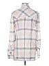 Daytrip 100% Cotton Plaid Ivory Long Sleeve Blouse Size S - photo 2