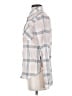 Daytrip 100% Cotton Plaid Ivory Long Sleeve Blouse Size S - photo 5