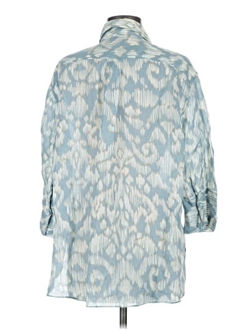 Zara 3/4 Sleeve Button-Down Shirt (view 2)