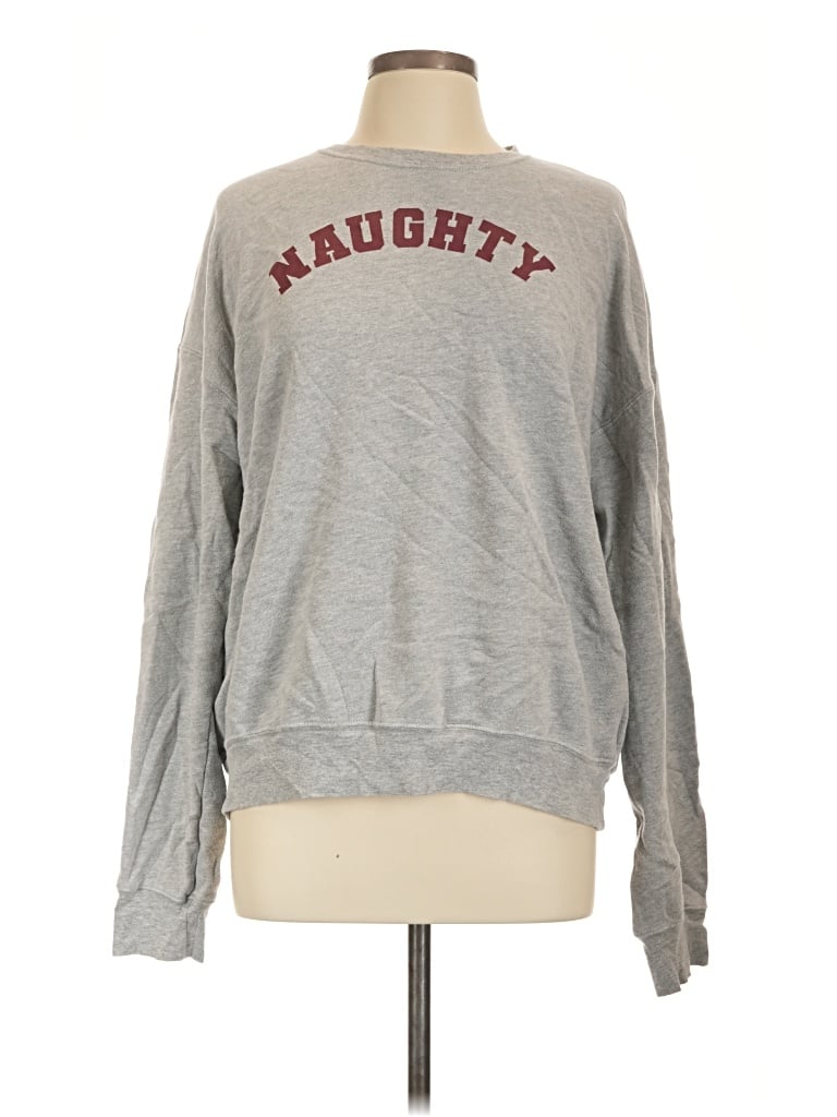 Pre-owned Bella+canvas Sweatshirt In Gray