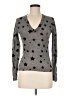 Knitwit 100% Cashmere Stars Gray Cashmere Pullover Sweater Size M - photo 1