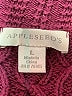 Appleseeds Burgundy Cardigan Size L - photo 7