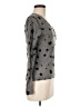 Knitwit 100% Cashmere Stars Gray Cashmere Pullover Sweater Size M - photo 4