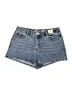 No Boundaries Blue Denim Shorts Size 10 - photo 1