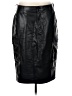 Gap 100% Polyester Black Faux Leather Skirt Size 12 - photo 1
